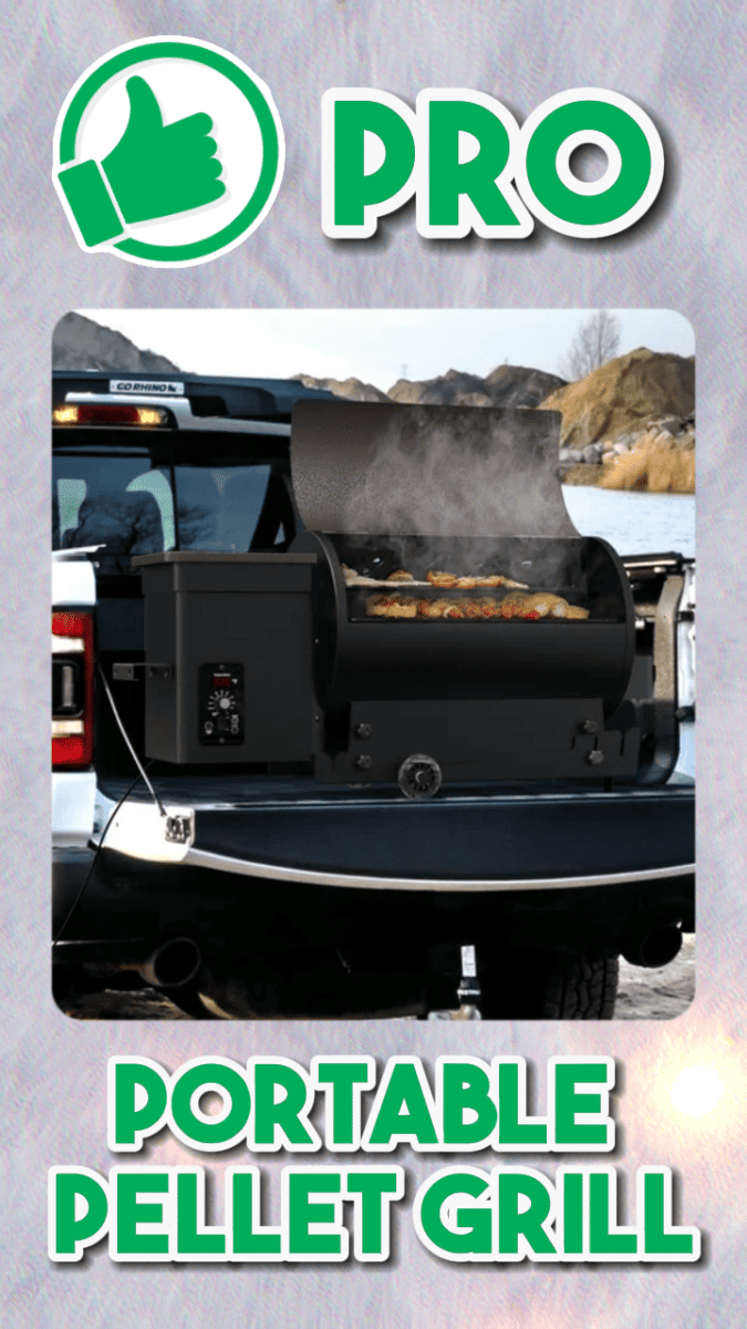 Pros & Cons KingChii Portable Pellet Grill