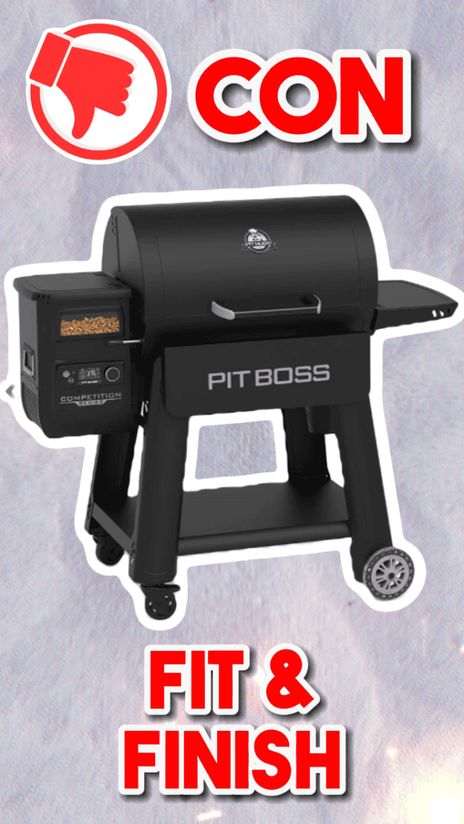Pros & Cons Pit Boss Competition Series 1250